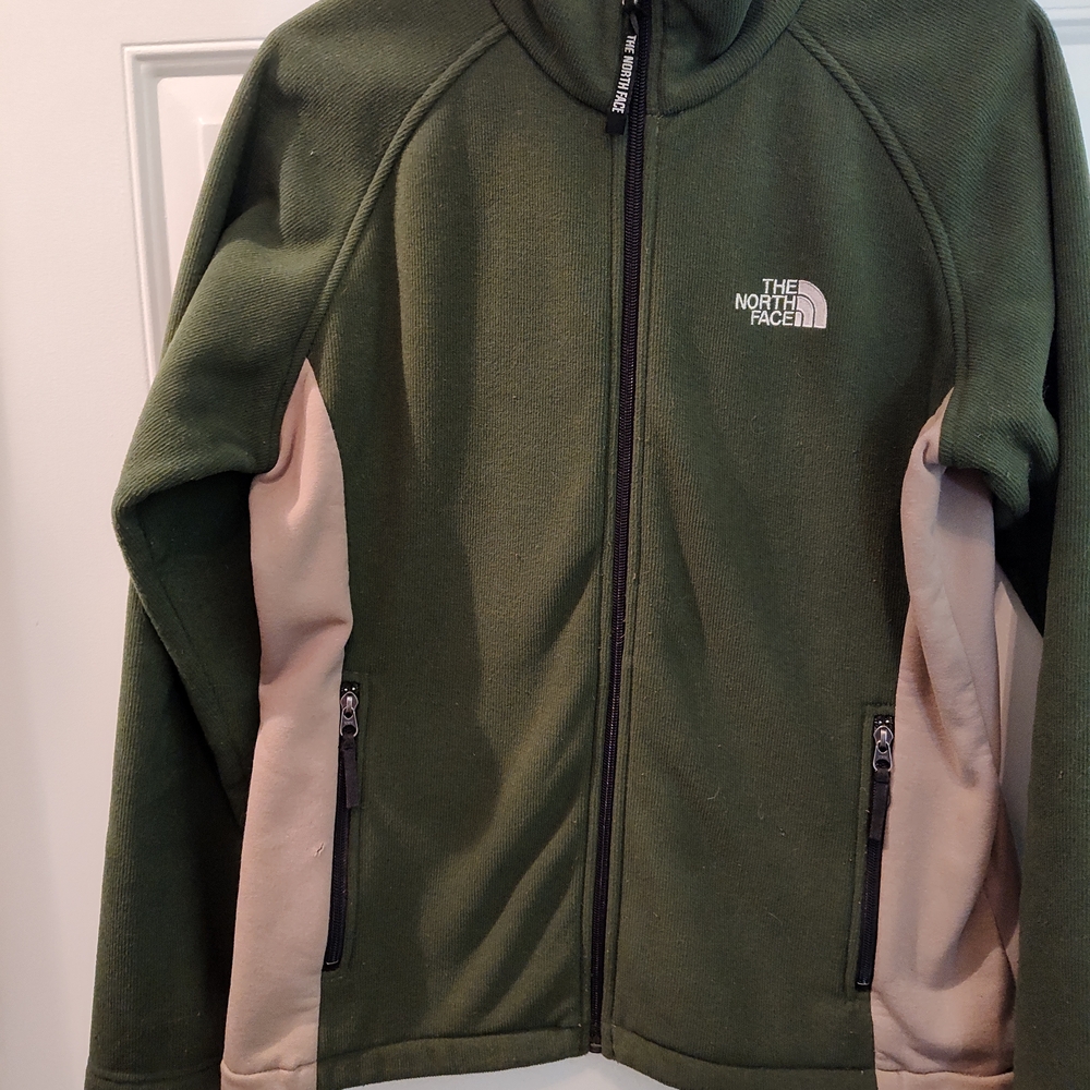 The North Face Green and Tan Utility Jacket